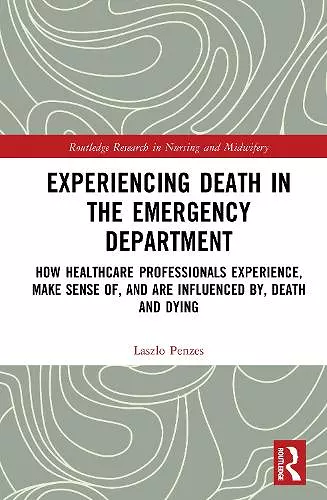 Experiencing Death in the Emergency Department cover