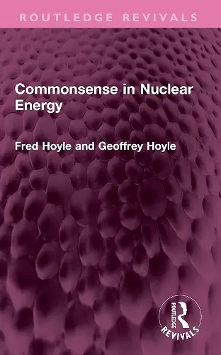 Commonsense in Nuclear Energy cover