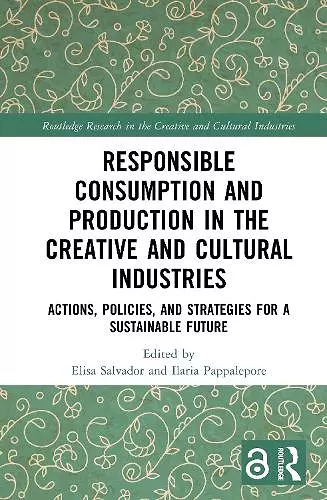 Responsible Consumption and Production in the Creative and Cultural Industries cover