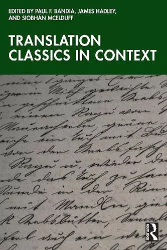 Translation Classics in Context cover