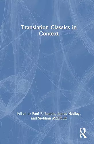 Translation Classics in Context cover