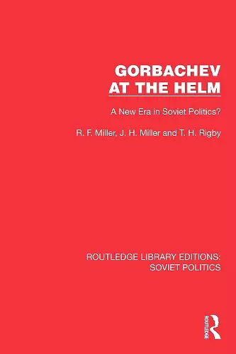 Gorbachev at the Helm cover