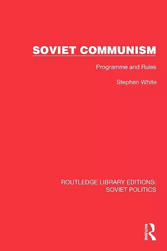 Soviet Communism cover