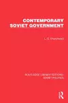 Contemporary Soviet Government cover