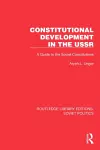 Constitutional Development in the USSR cover