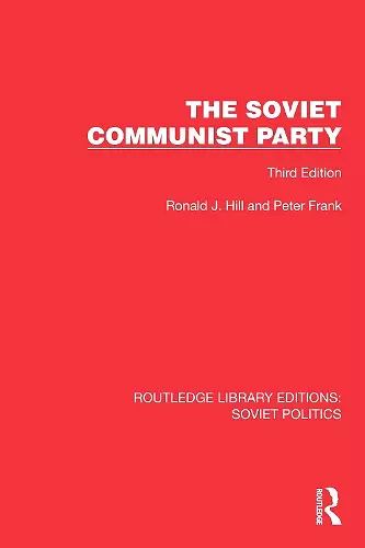 The Soviet Communist Party cover