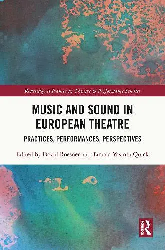 Music and Sound in European Theatre cover