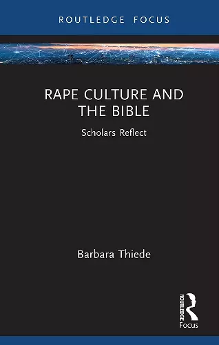 Rape Culture and the Bible cover