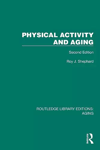 Physical Activity and Aging cover