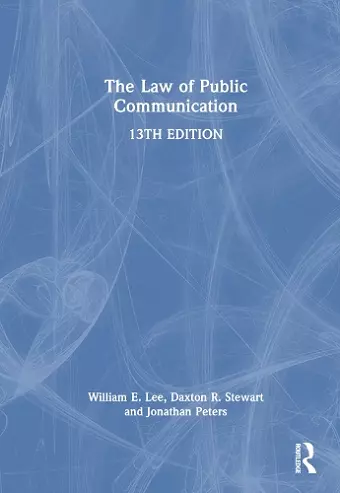 The Law of Public Communication cover