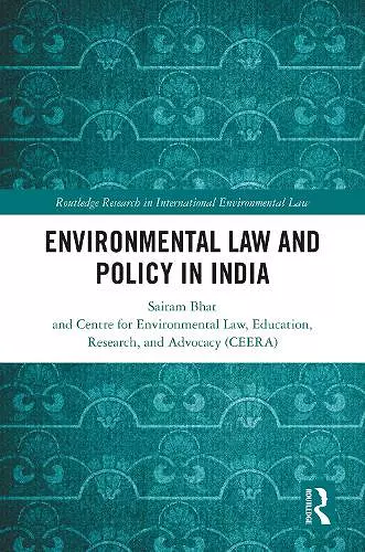 Environmental Law and Policy in India cover