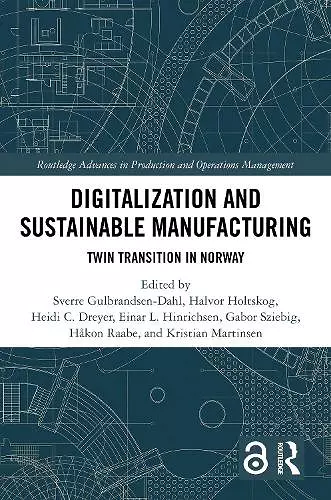 Digitalization and Sustainable Manufacturing cover