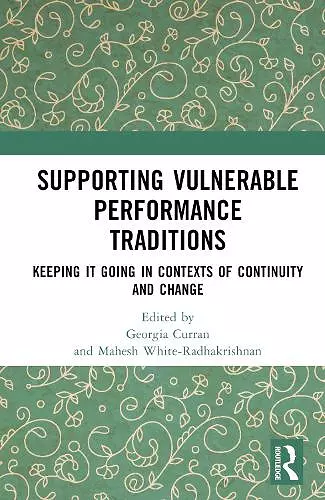 Supporting Vulnerable Performance Traditions cover