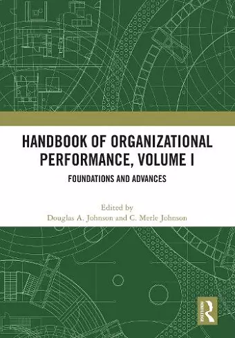 Handbook of Organizational Performance, Volume I cover