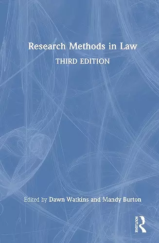 Research Methods in Law cover