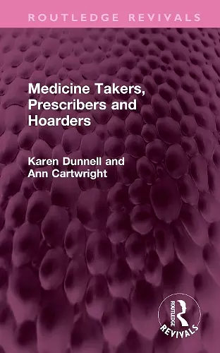 Medicine Takers, Prescribers and Hoarders cover