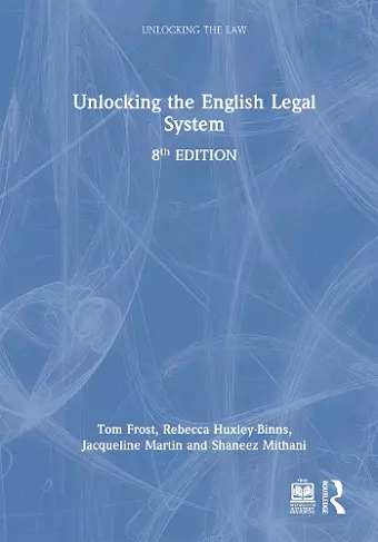 Unlocking the English Legal System cover