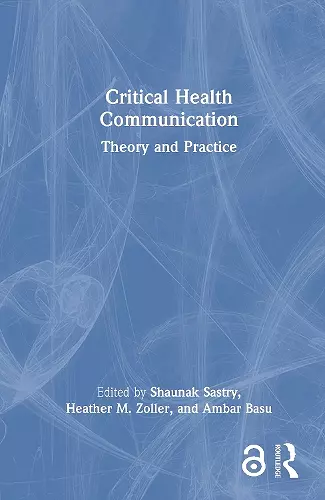Critical Health Communication cover