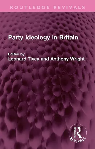 Party Ideology in Britain cover