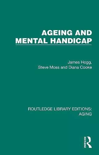 Ageing and Mental Handicap cover