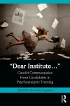 “Dear Institute…” cover