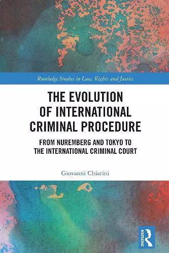 The Evolution of International Criminal Procedure cover