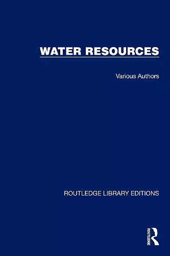 RLE Water Resources cover