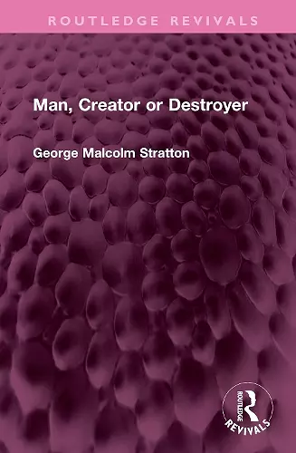 Man, Creator or Destroyer cover