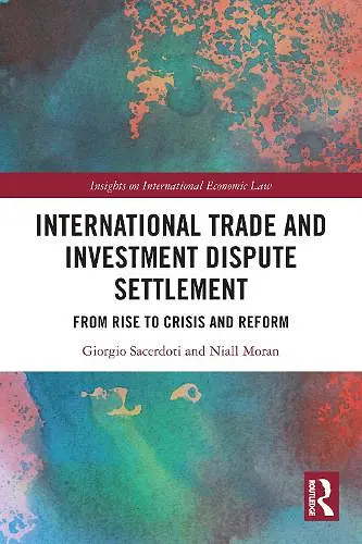 International Trade and Investment Dispute Settlement cover