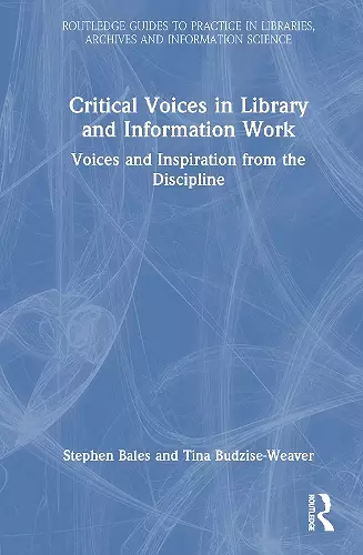 Critical Voices in Library and Information Work cover