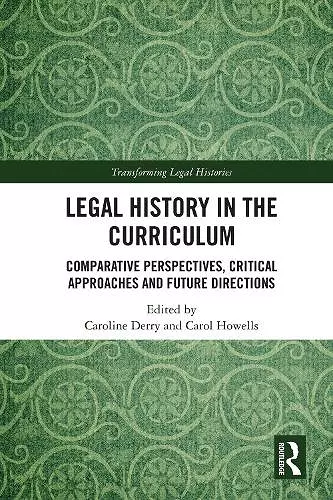 Legal History in the Curriculum cover