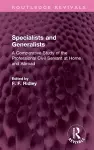 Specialists and Generalists cover