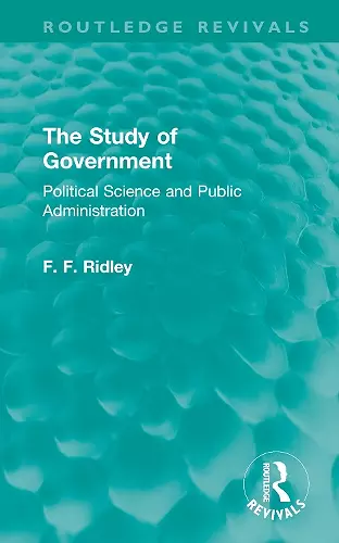 The Study of Government cover