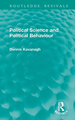 Political Science and Political Behaviour cover