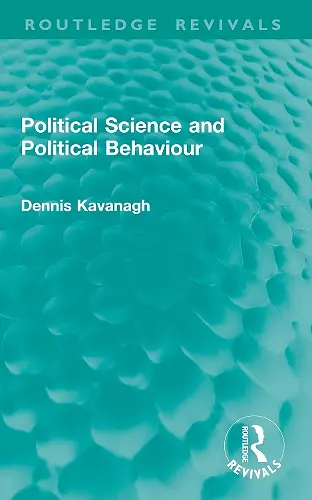Political Science and Political Behaviour cover