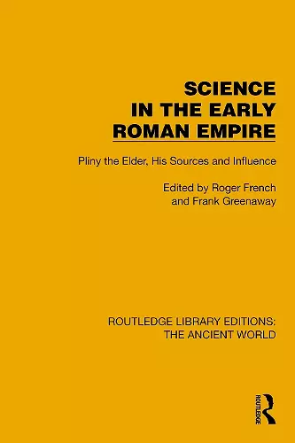 Science in the Early Roman Empire cover