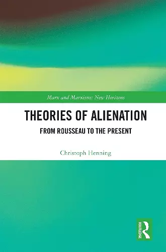 Theories of Alienation cover