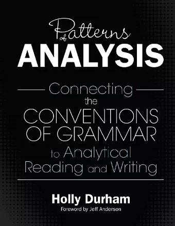 Patterns of Analysis cover