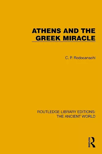 Athens and the Greek Miracle cover