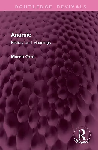 Anomie cover