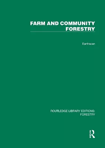 Farm and Comunity Forestry cover