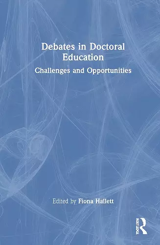 Debates in Doctoral Education cover