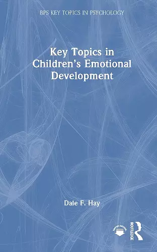 Key Topics in Children’s Emotional Development cover