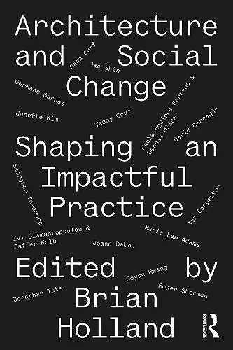 Architecture and Social Change cover