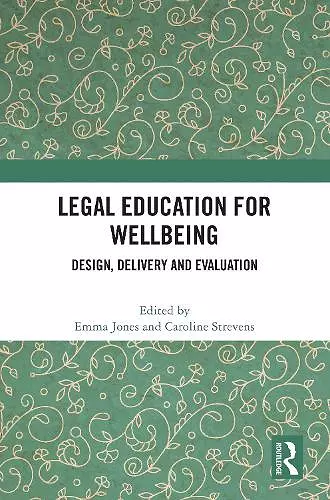 Legal Education for Wellbeing cover