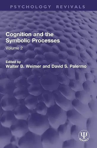 Cognition and the Symbolic Processes cover