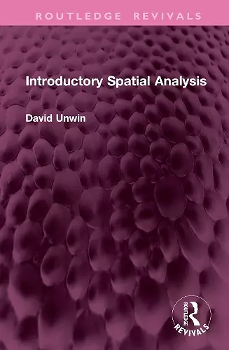 Introductory Spatial Analysis cover