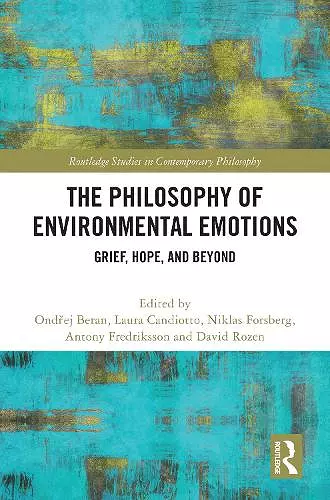 The Philosophy of Environmental Emotions cover