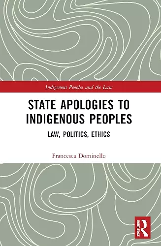 State Apologies to Indigenous Peoples cover