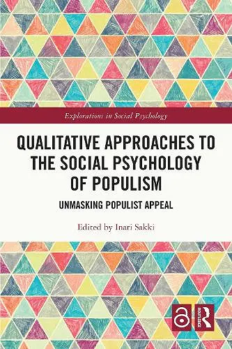 Qualitative Approaches to the Social Psychology of Populism cover
